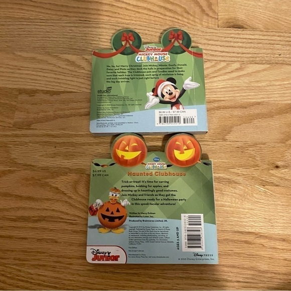 Mickey Mouse Clubhouse Hardcover Book Bundle Lot Christmas Haunted Halloween NEW - Picture 3 of 3